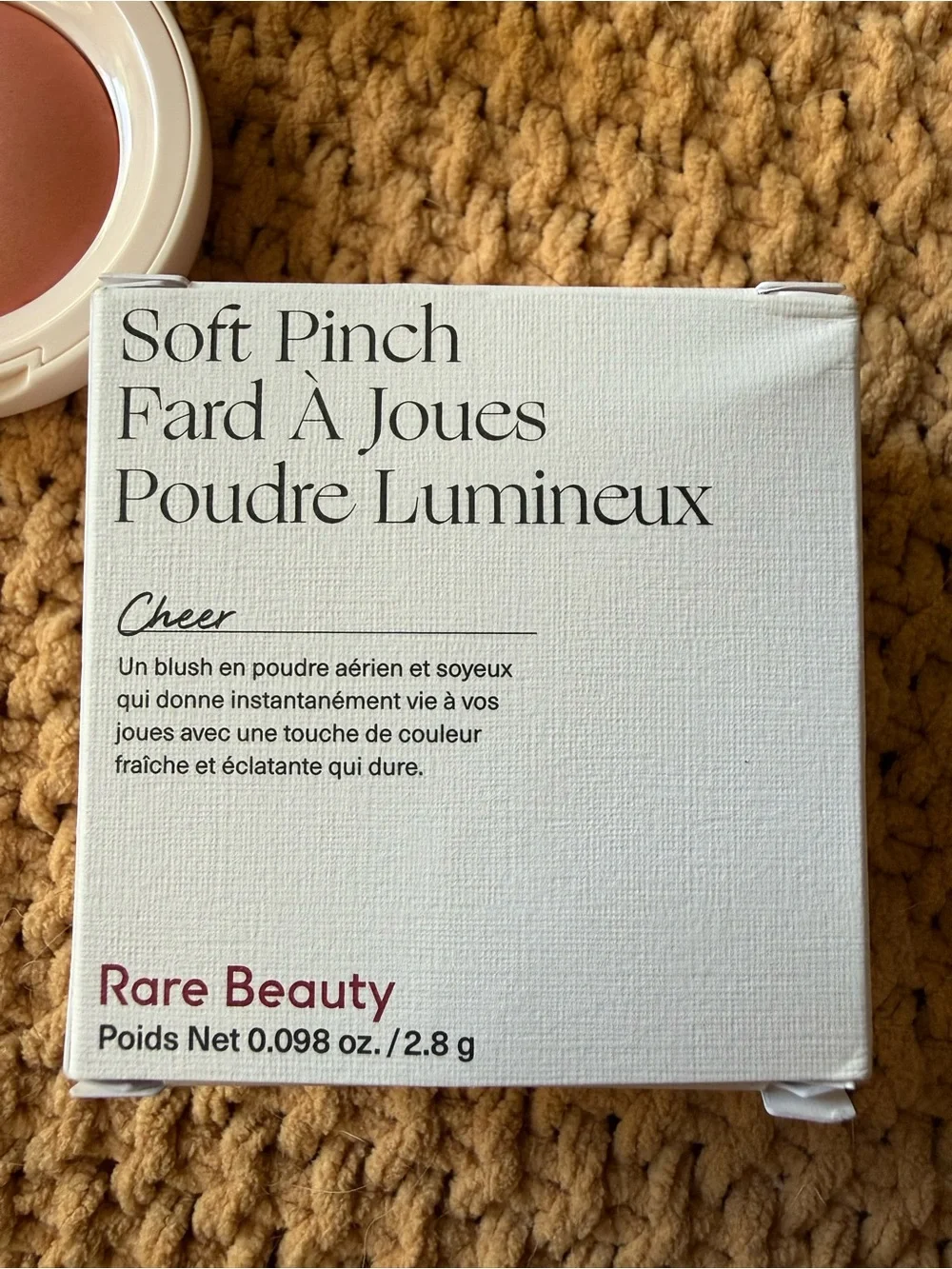 Rare Beauty Soft Pinch Baked Blush — Peach-Pink Cheer
